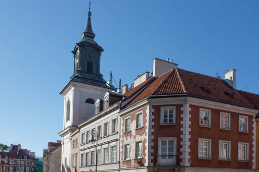 An image of St Hyacinth church in Feta street, Warsaw, Poland