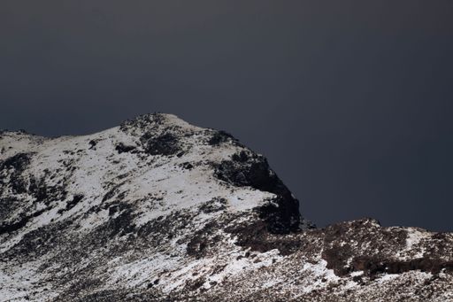 mountain Aragats seen from Kari lake.