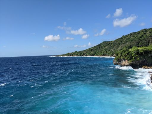 A mesmerizing shot of a seascape during the day