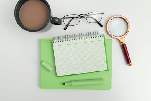 Multiple Assorted Collection Office Stationery Photo Placed Over Table