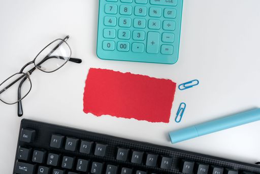 Multiple Assorted Collection Office Stationery Photo Placed Over Table
