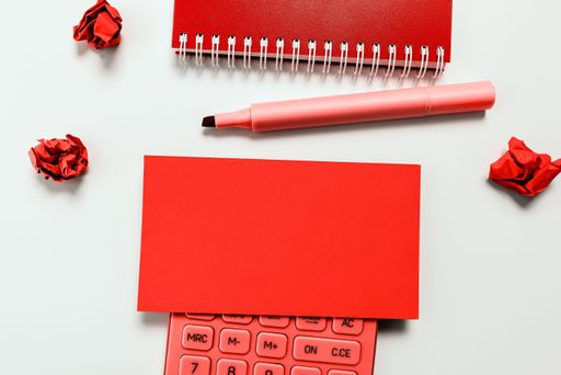 Multiple Assorted Collection Office Stationery Photo Placed Over Table