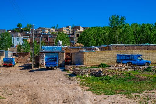 The town of Takab in West Azerbaijan Province, Iran.