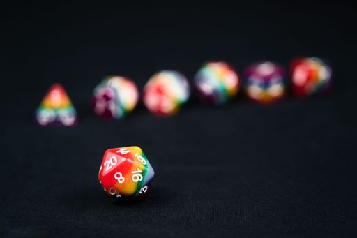 A D20 is a twenty sided die used for role playing games which have recently seen an increase in representation and inclusion of diverse players.