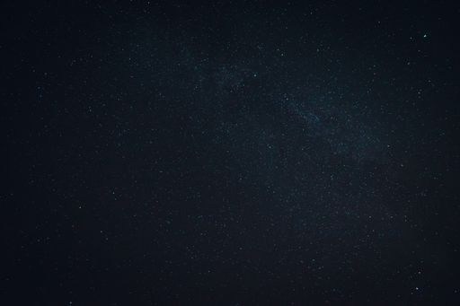 A beautiful shot of a starry night sky