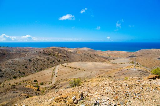 A beautiful view of the rocky landmark on the island of Gran Canaria, Spain