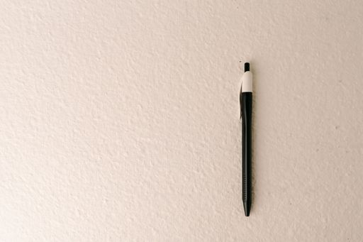 pen on a white paper
