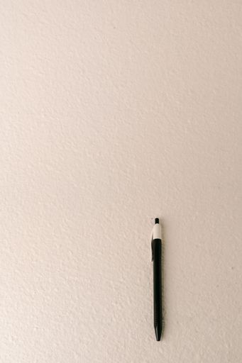 pen on a white paper