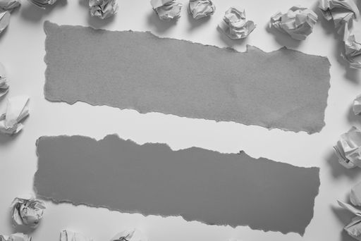 Abstract Plain Tear Paper Showing Background With Pen Conspectus Flatlay Sheet Pencil Outline Pad Exhibiting Real History With Marker