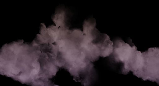 A thick smoke on a black background