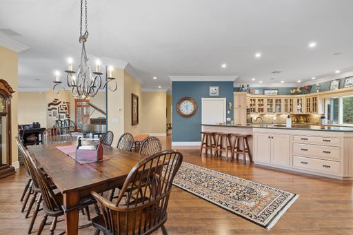 The interior of a cozy and comfortable house