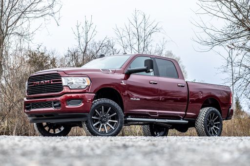 The Dodge Ram truck parked outdoors
