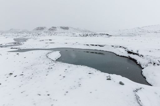 A glacial meltwater in Iceland