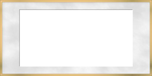 An empty white sheet with a yellow frame - empty space for text