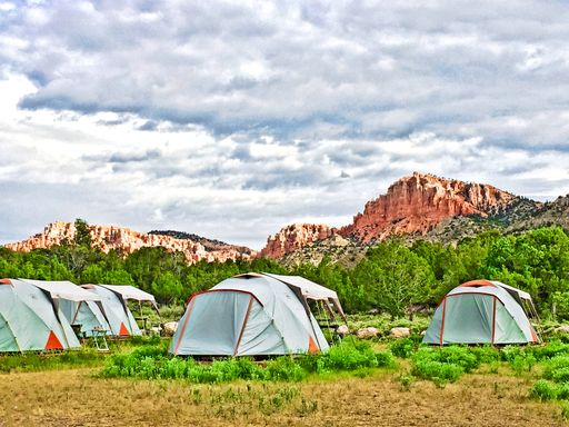 A beautiful shot of Zion National Park