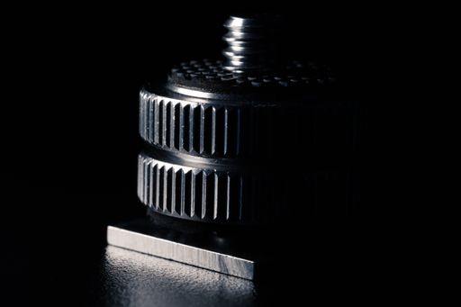 A closeup shot of a gear