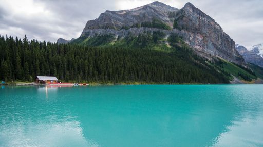 A beautiful view of Banff National Park in Alberta, Canada