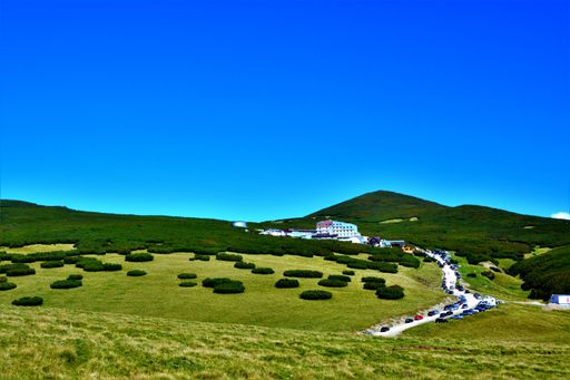 A landscape of Bucegi Natural Park in Dambovita County, Romania