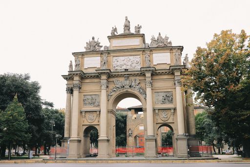 A low angle shot of Piazza Della Liberta in Florence, Italy