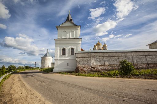 Beautiful view of the Mozhaisky monastery