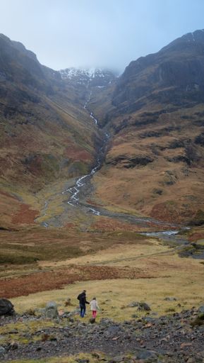 A vertical shot from Glen Coe Ballachulish, UK