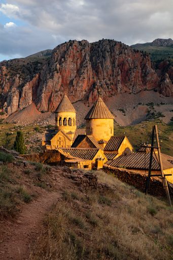 Armenian Monastery captured at Sunset in Armenia