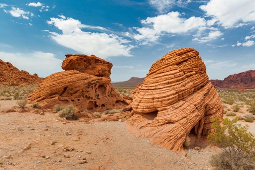 A scenic view of the Valley of Fire, Nevada, United States