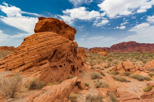 A scenic view of the Valley of Fire, Nevada, United States