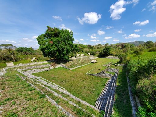 Chinkultic mayan ruins near Lake Montebello, Chiapas, Mexico
