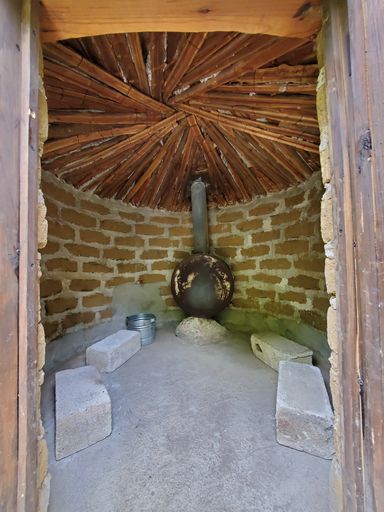 Traditional mayan sauna called Temazcal in San Pedro La Laguna, Guatemala near Lake Atitlan