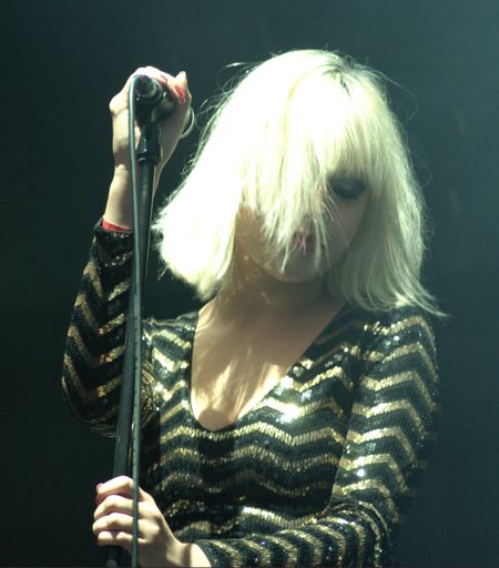 Bobby Gillespie and the rock band Primal Scream in performance at the Downs Festival, Bristol, England. 3 September  2016.