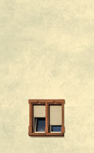 A vertical shot of two vintage wooden windows with copy space above