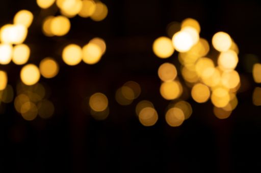 Bokeh effect golden light background