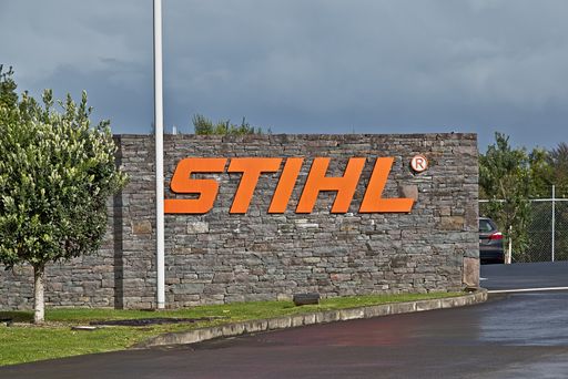 Auckland / New Zealand - August 6 2019: View of Stihl office and factory in Botany