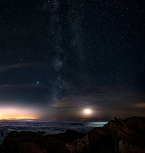 A breathtaking view of the night sky full of shining stars - great for wallpapers