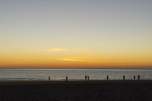 A mesmerizing shot of a beautiful sunset in Cadiz in the south of Spain
