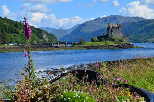 The famous Eilean Donan Castle in Scotland