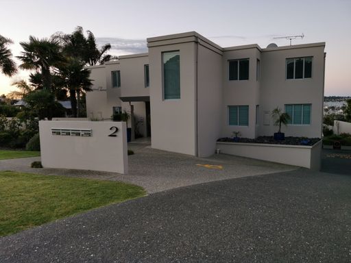 View of modern apartment building in Half Moon Bay
