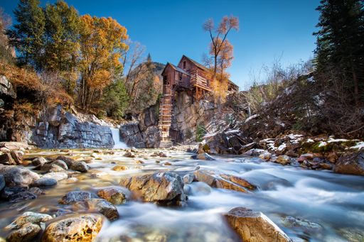 Fall at the Crystal Mill, Crystal, Colorado