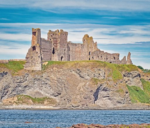 Tantillon Castle 14th centuary castle near North Berwick scotland