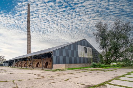 An old abandoned brick factory in Wijk Bij Duurstede, the Netherlands