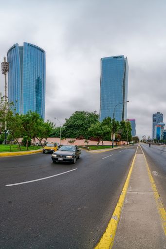During the social isolation as a result of the pandemic, little movement of vehicles is seen in the city of Lima