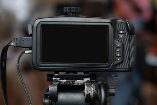 A live camera with clean screen. Ready to shoot event coverage camera