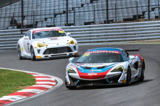 two British GT Racing at Brands Hatch England