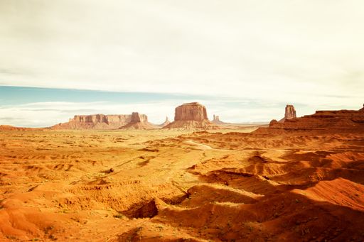 A beautiful view of Oljato-Monument Valley in Arizona, USA