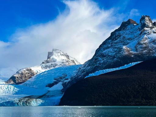 Beautiful scenery mountain landscape at Los Glaciares National Park and Reserve in Santa Cruz Province, Argentina