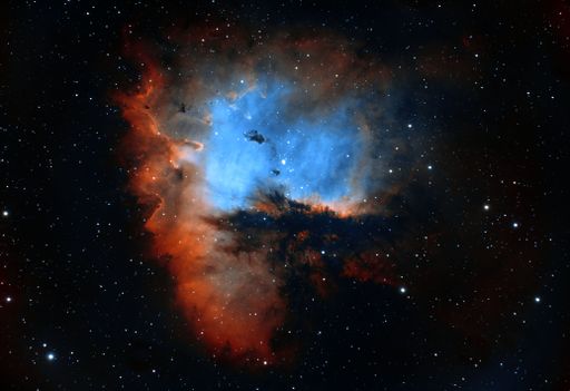 A breathtaking view of the NGC 281 Nebula in the space - perfect for wallpapers