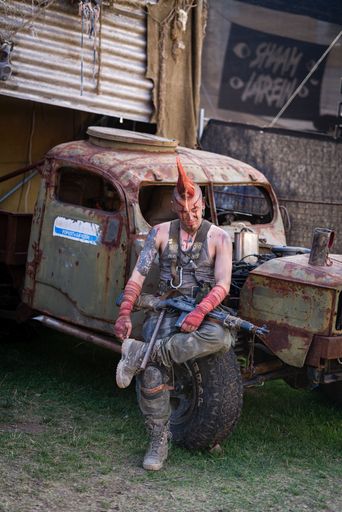A Post-apocalyptic convoy at Brutal Assault 2022 festival