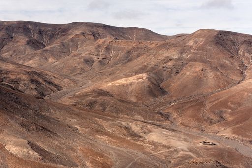 The view point near the La Entallada lighthouse on the island of Fuerteventura