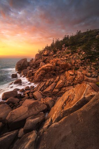 The Arthur Bay on Magnetic Island near Townsville in Far North Queensland, Australia during sunset
